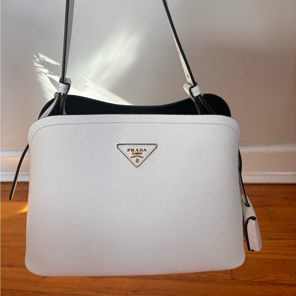 Prada White Crossbody Bag